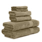 Premium 6 Piece Brown Colour Cotton Towel Set (Bath, Hand & Face)