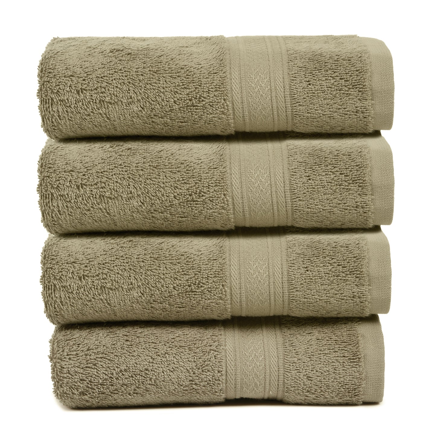 Premium 4 Piece Cotton Towel Set (Bath, Hand & Face)