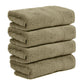 Premium 500 GSM 100% Cotton Brown Colour Hand Towels (Pack of 4)