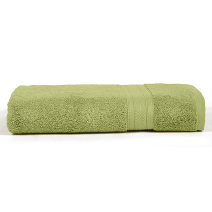 Premium Summer Green Colour 500 GSM 100% Cotton Bath Towel