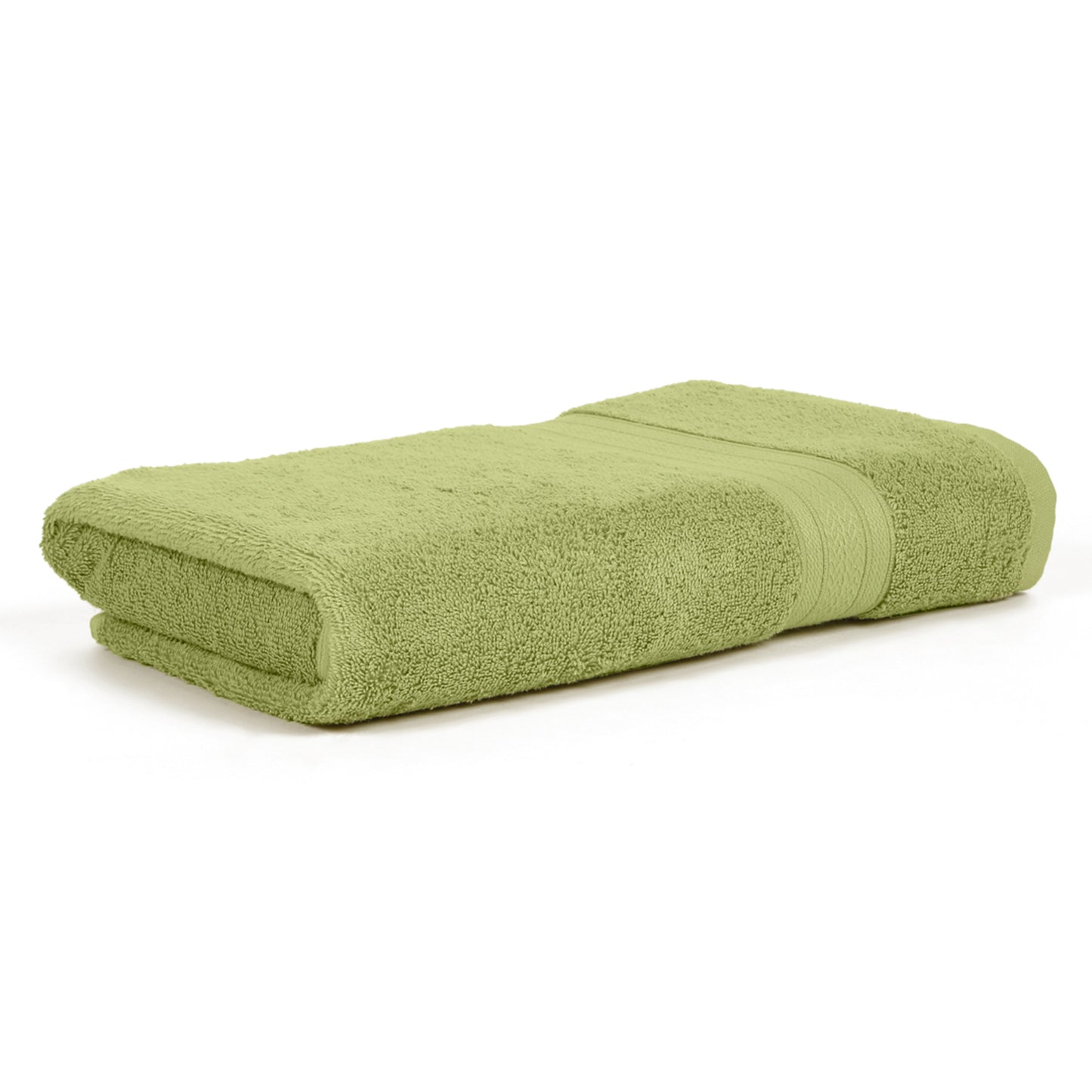Premium Summer Green Colour 500 GSM 100% Cotton Bath Towel