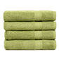 Premium Summer Green Colour 500 GSM 100% Cotton Bath Towel