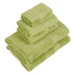 Premium 6 Piece Summer Green Colour Cotton Towel Set (Bath, Hand & Face)