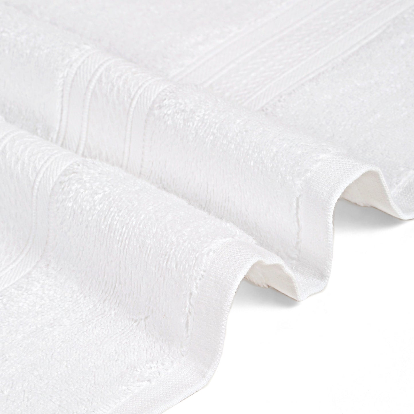 Premium White Colour 500 GSM 100% Cotton Bath Towel