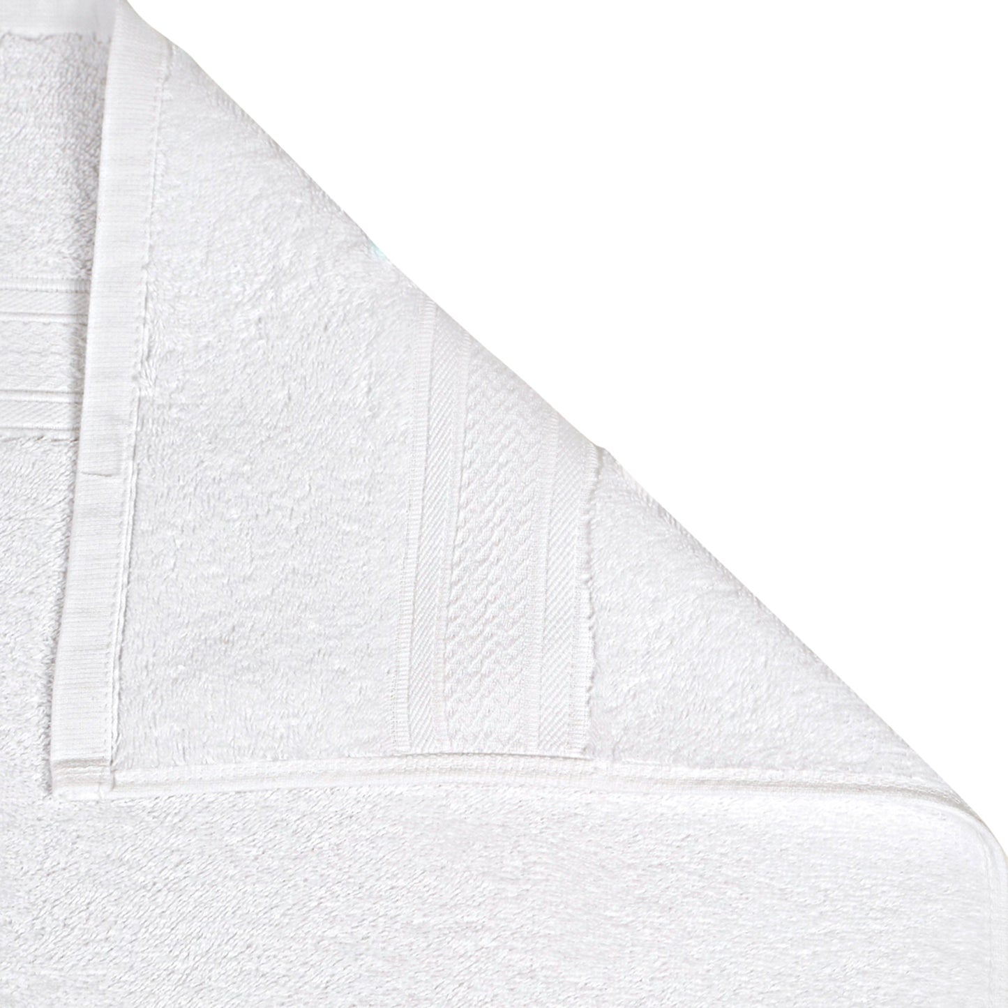 Premium White Colour 500 GSM 100% Cotton Bath Towel