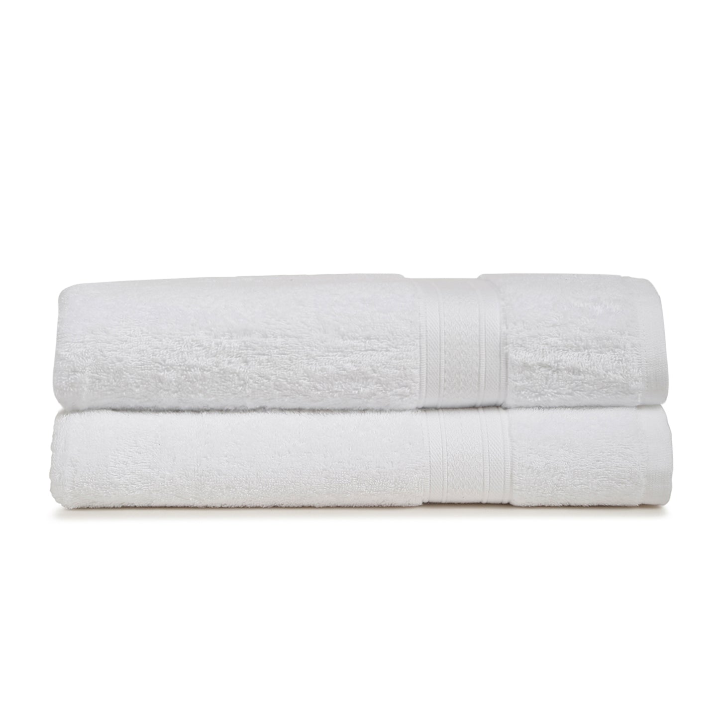 Premium White Colour 500 GSM 100% Cotton Bath Towel
