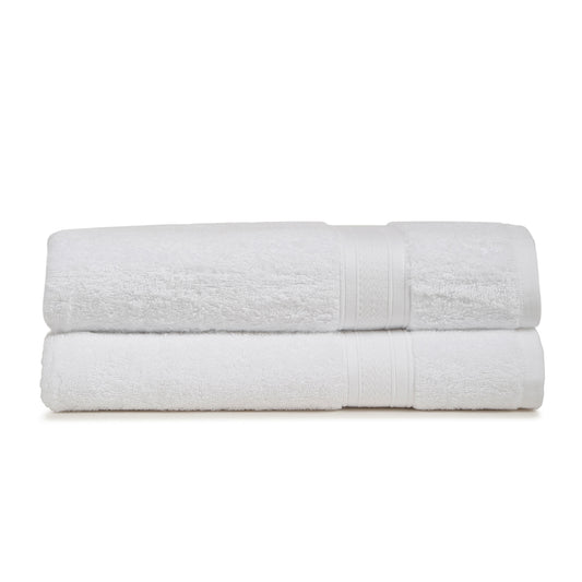 Premium White Colour 500 GSM 100% Cotton Bath Towel
