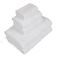 Premium 6 Piece White Colour Cotton Towel Set (Bath, Hand & Face)