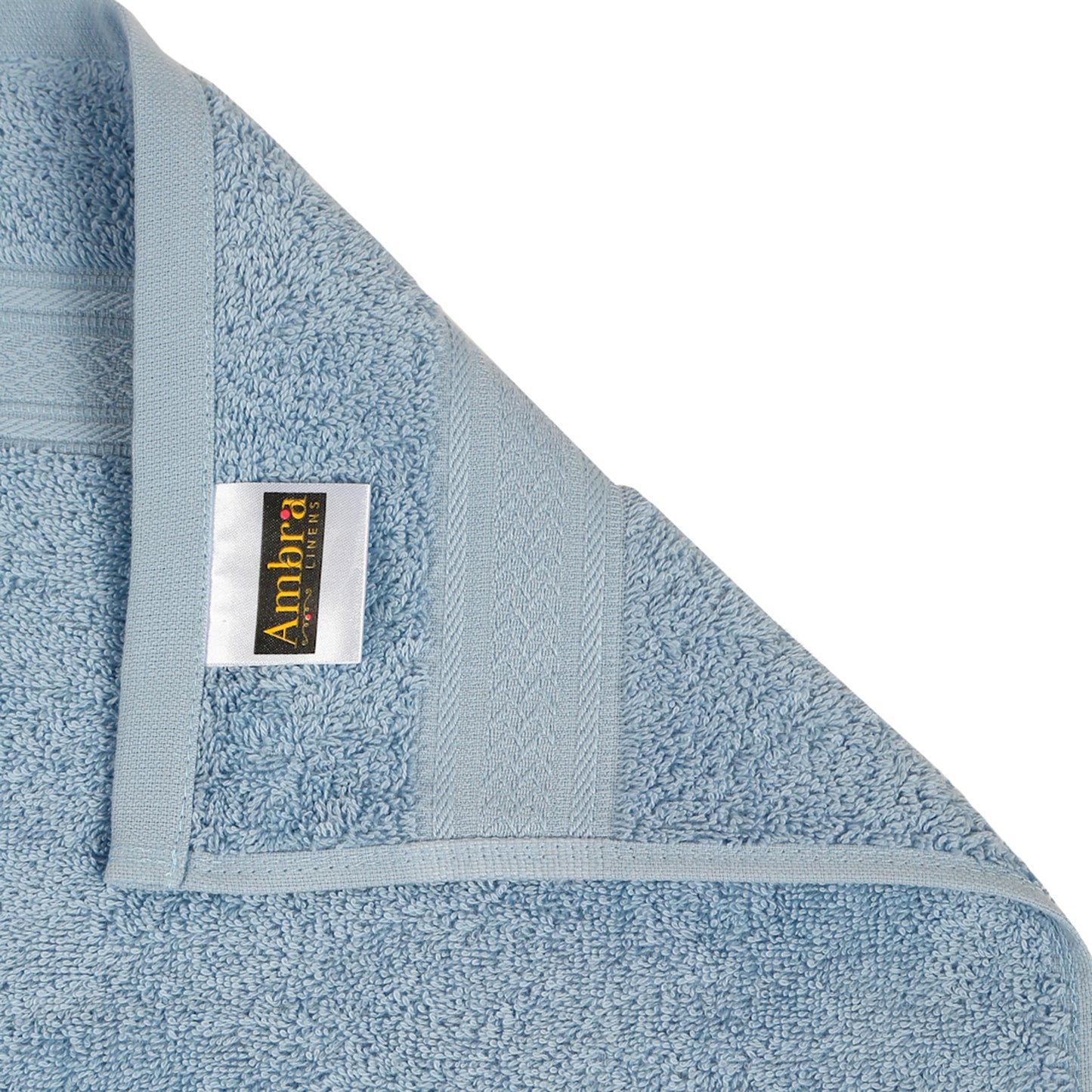 Premium Sky Blue Colour 500 GSM 100% Cotton Bath Towel