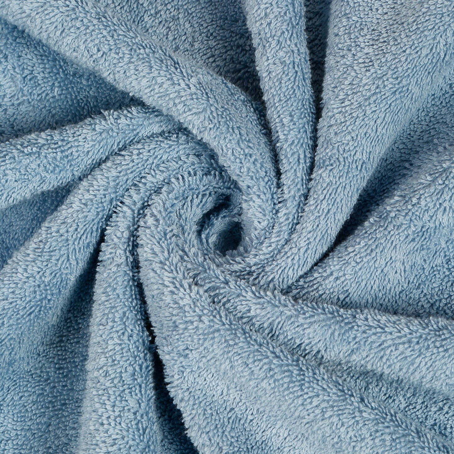 Premium 500 GSM 100% Cotton Sky Blue Colour Hand Towels (Pack of 4)