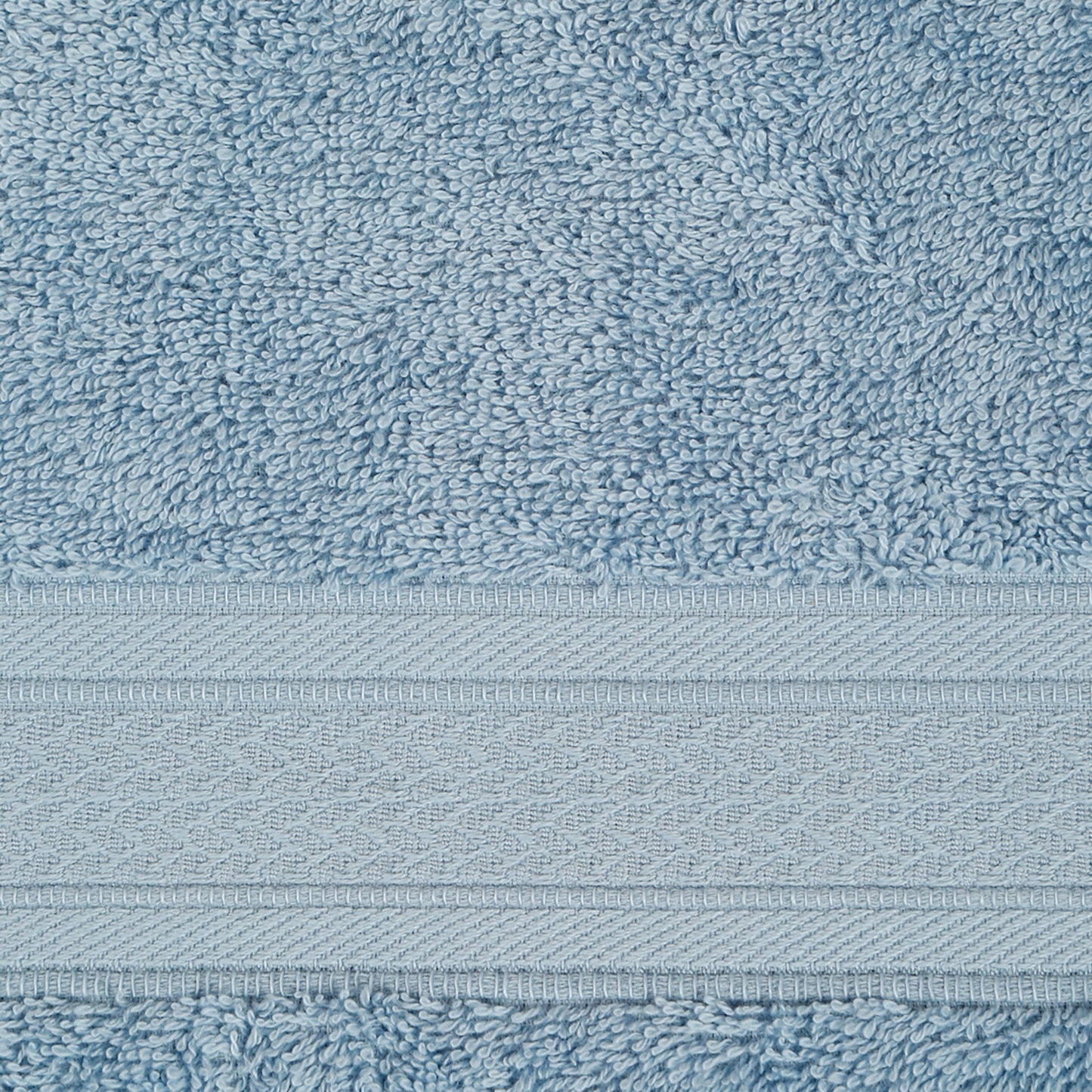 Premium 500 GSM 100% Cotton Sky Blue Colour Hand Towels (Pack of 4)