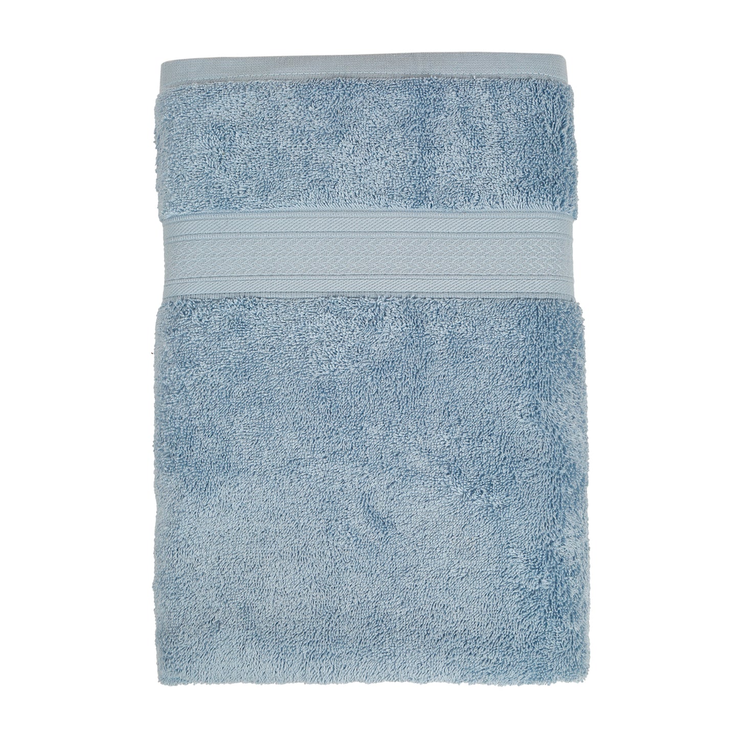 Premium 500 GSM 100% Cotton Sky Blue Colour Hand Towels (Pack of 4)