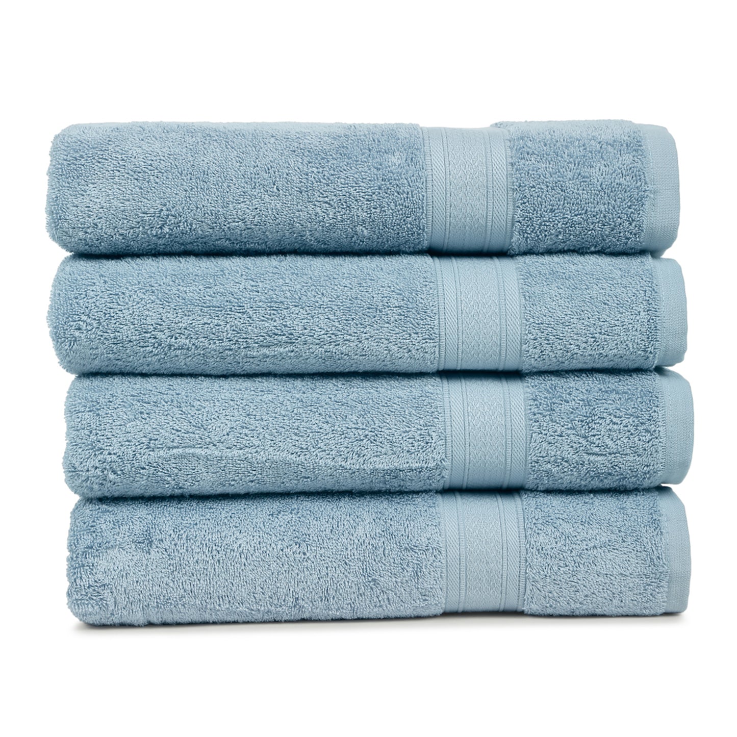 Premium Sky Blue Colour 500 GSM 100% Cotton Bath Towel