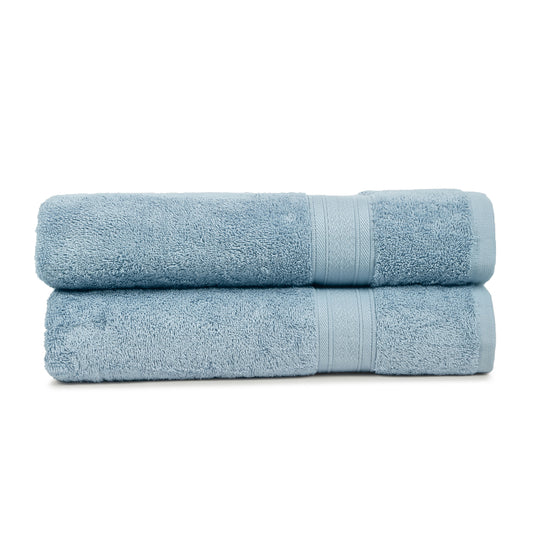 Premium Sky Blue Colour 500 GSM 100% Cotton Bath Towel