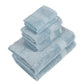 Premium 6 Piece Sky Blue Colour Cotton Towel Set (Bath, Hand & Face)