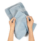 Premium 6 Piece Sky Blue Colour Cotton Towel Set (Bath, Hand & Face)