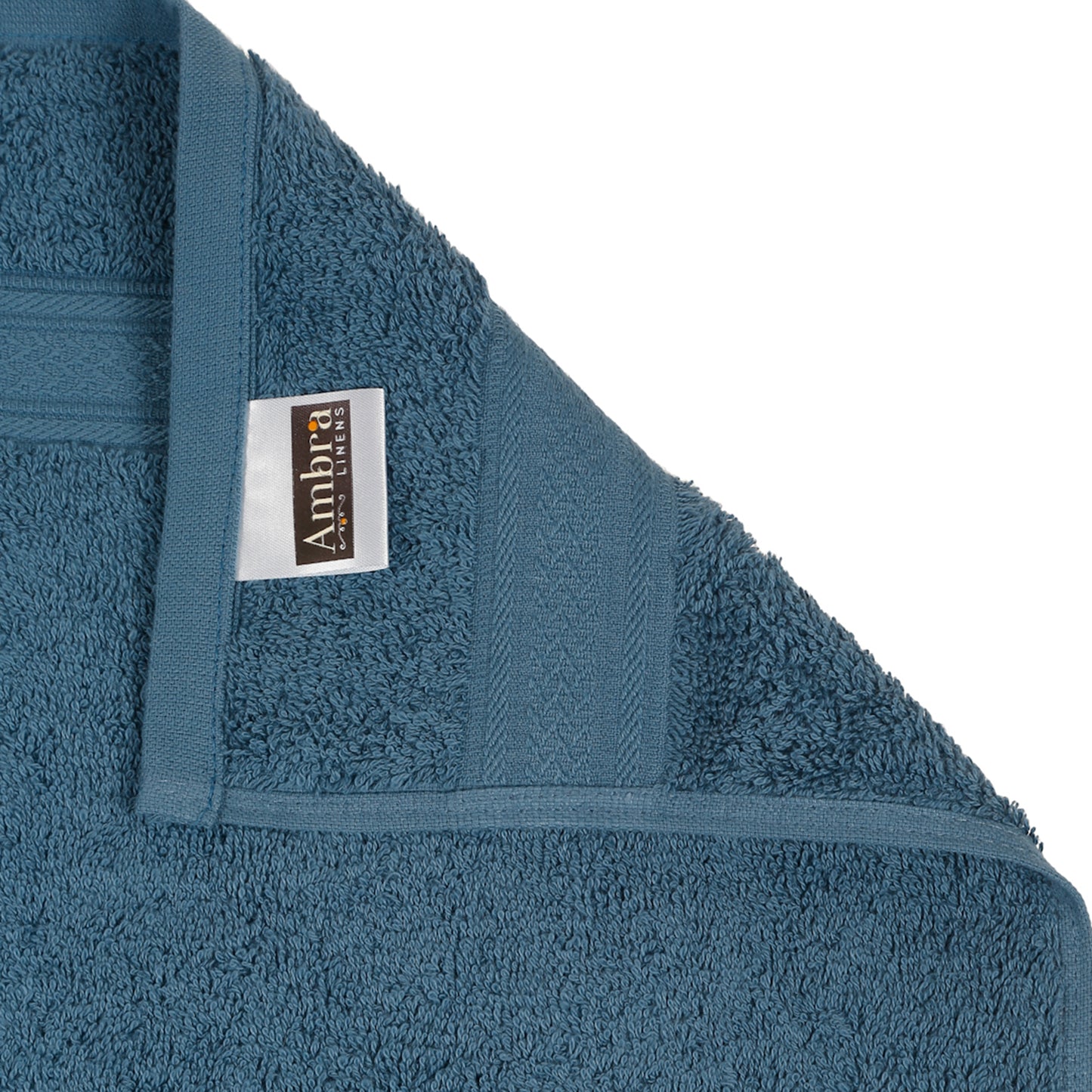 Premium 500 GSM 100% Cotton Dark Blue Colour Hand Towels (Pack of 4)