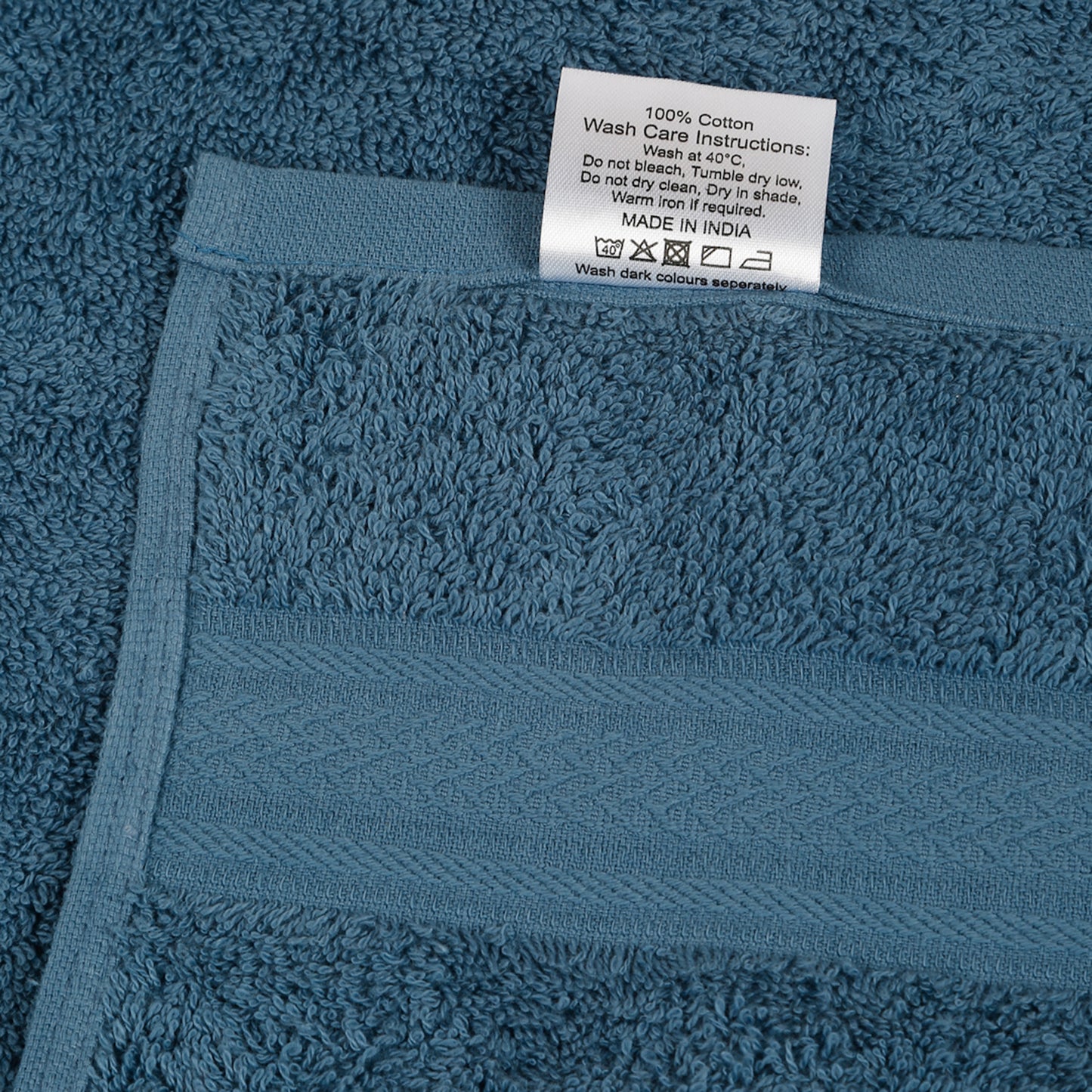 Premium Dark Blue Colour 500 GSM 100% Cotton Bath Towel