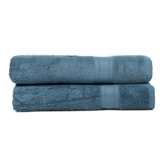 Premium Dark Blue Colour 500 GSM 100% Cotton Bath Towel