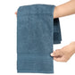 Premium 500 GSM 100% Cotton Dark Blue Colour Hand Towels (Pack of 4)