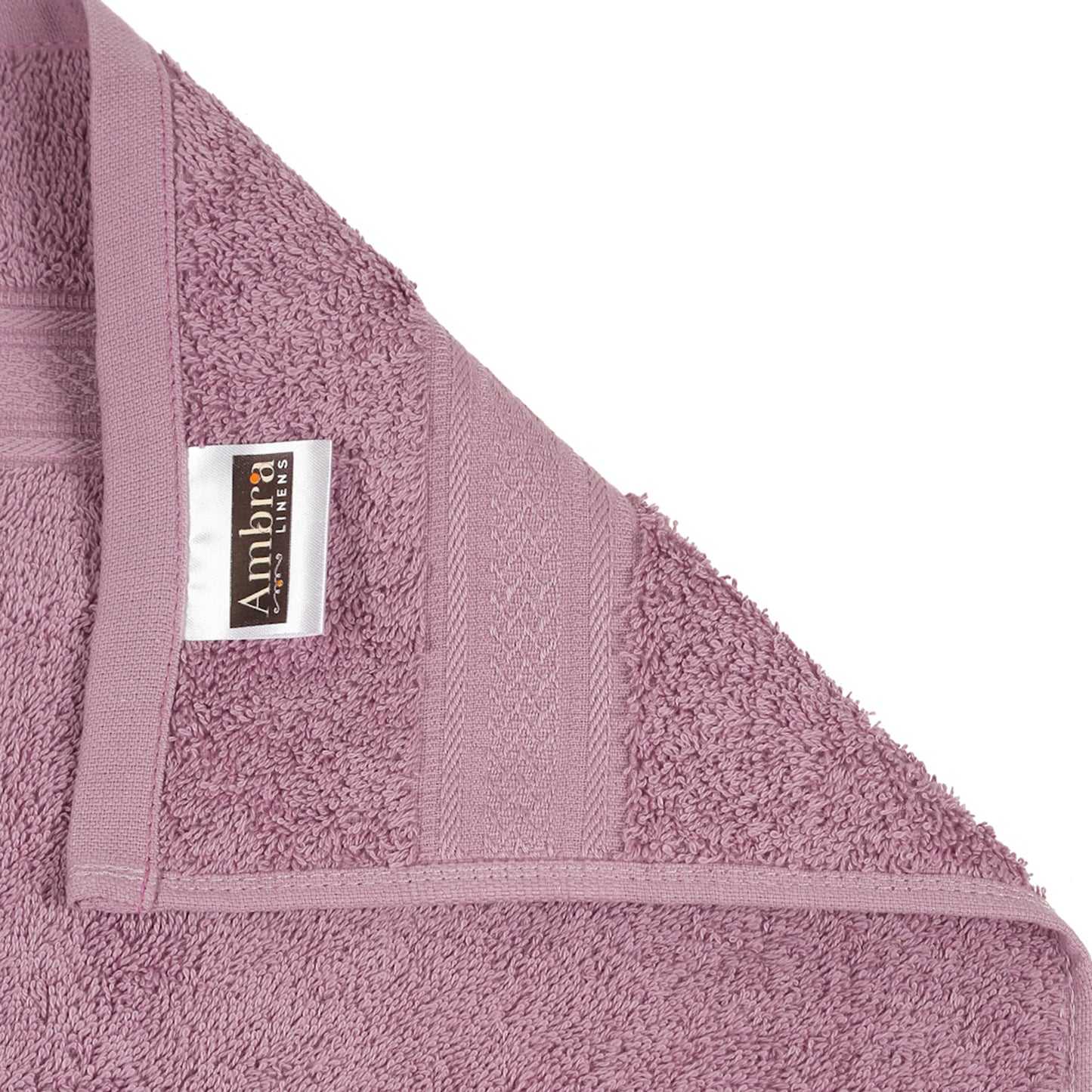 Premium 500 GSM 100% Cotton Lilac Colour Hand Towels (Pack of 4)