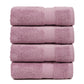 Premium 500 GSM 100% Cotton Lilac Colour Hand Towels (Pack of 4)