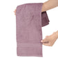 Premium 500 GSM 100% Cotton Lilac Colour Hand Towels (Pack of 4)