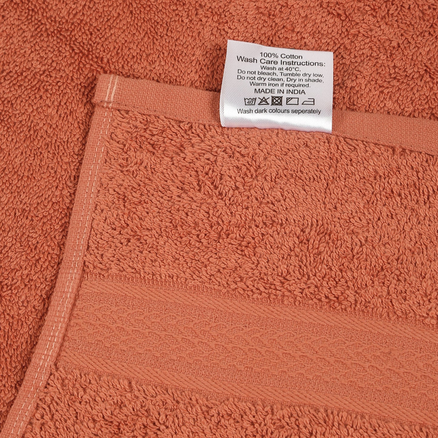 Premium Rust Colour 500 GSM 100% Cotton Bath Towel