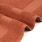 Premium 500 GSM 100% Cotton Rust Colour Hand Towels (Pack of 4)