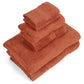 Premium 6 Piece Rust Colour Cotton Towel Set (Bath, Hand & Face)