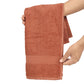 Premium 500 GSM 100% Cotton Rust Colour Hand Towels (Pack of 4)