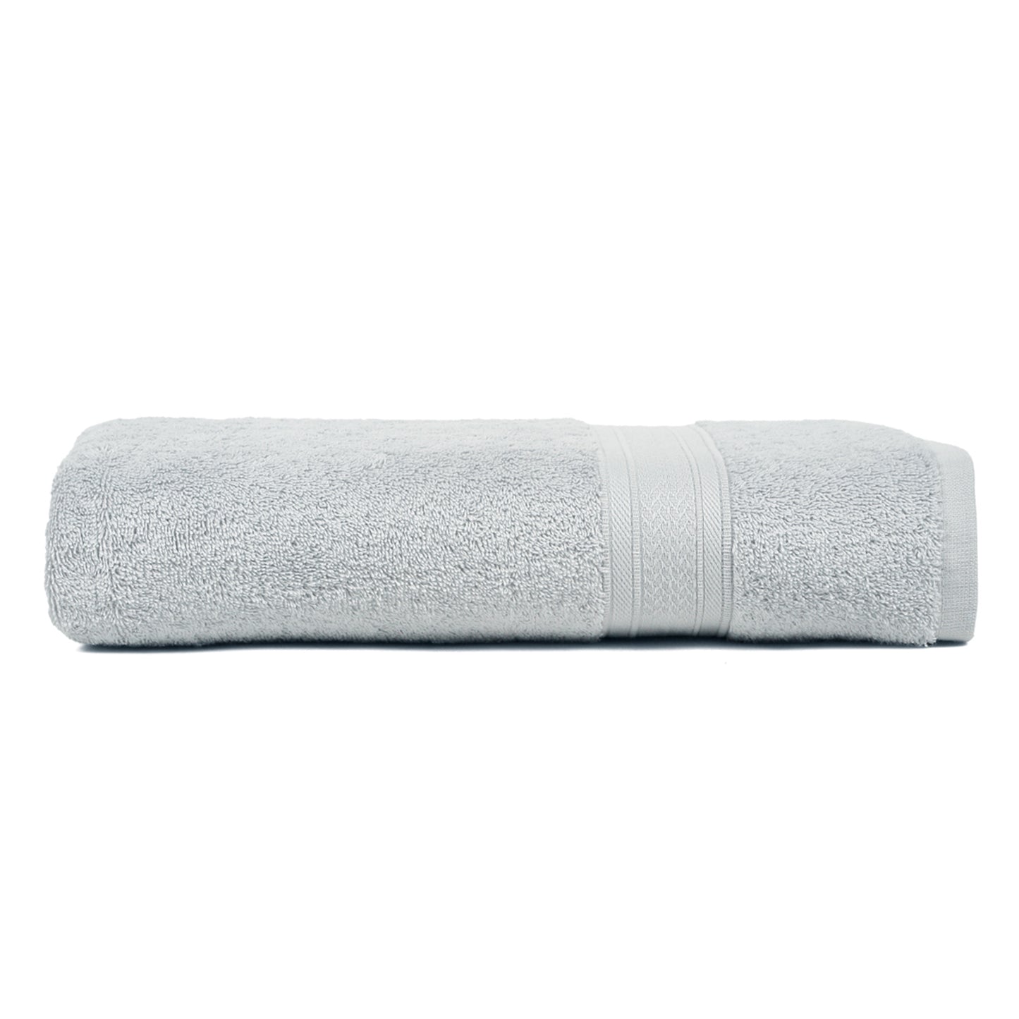 Premium Light Grey Colour 500 GSM 100% Cotton Bath Towel
