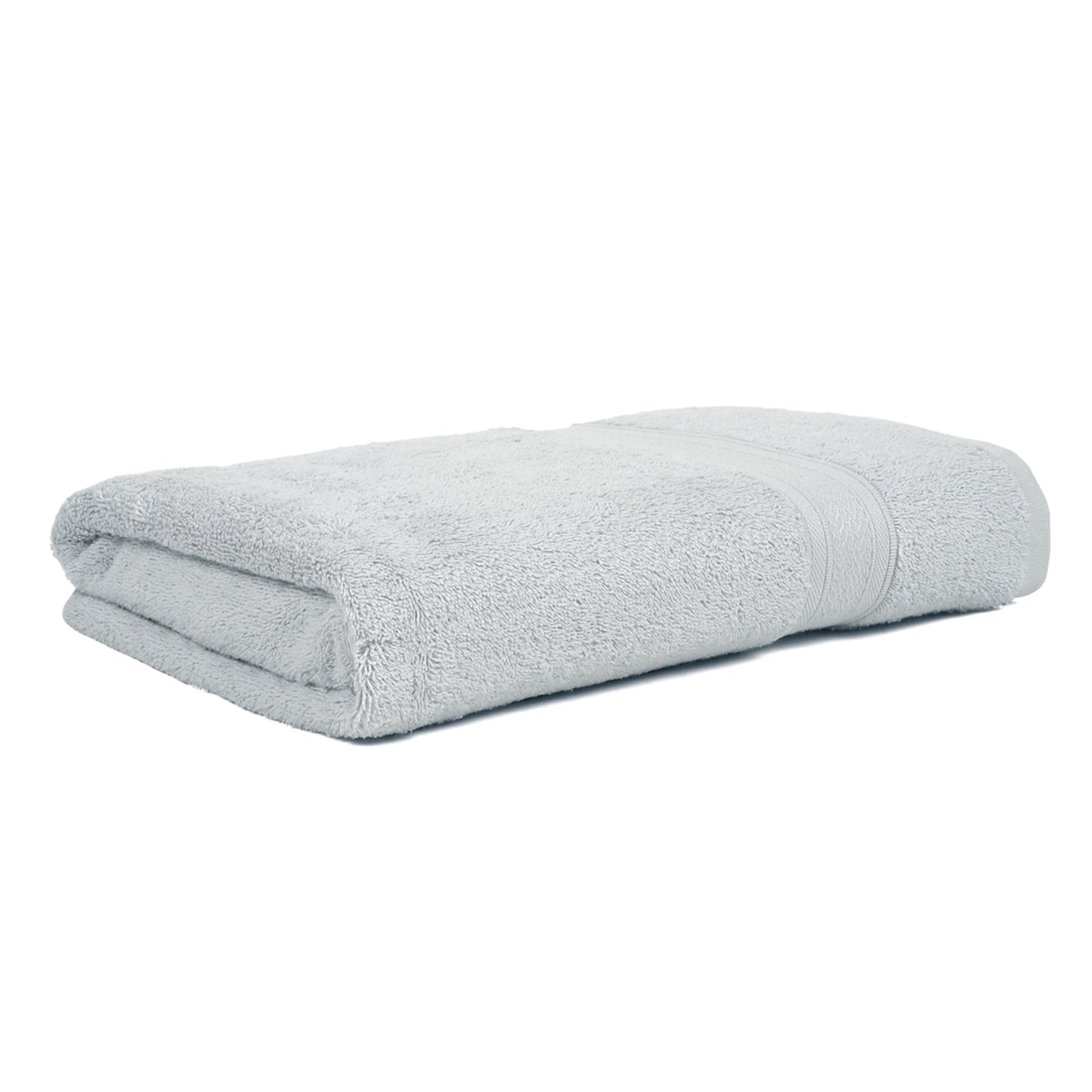 Premium Light Grey Colour 500 GSM 100% Cotton Bath Towel