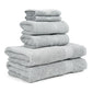 Premium 6 Piece Light Grey Colour Cotton Towel Set (Bath, Hand & Face)