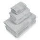 Premium 6 Piece Light Grey Colour Cotton Towel Set (Bath, Hand & Face)