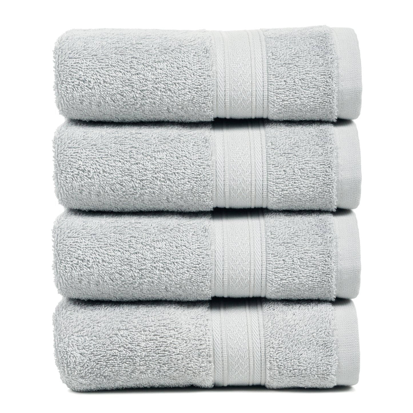 Premium 4 Piece Cotton Towel Set (Bath, Hand & Face)