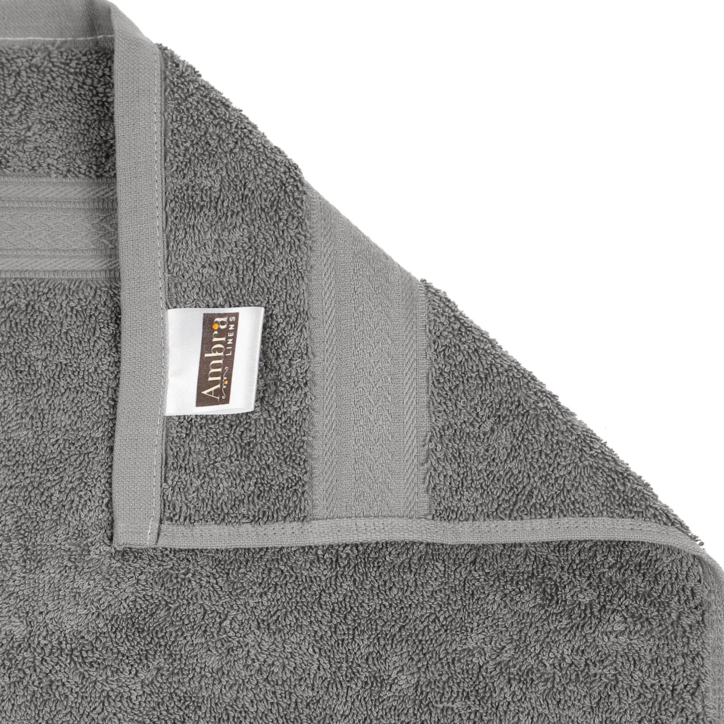 Premium Dark Grey Colour 500 GSM 100% Cotton Bath Towel