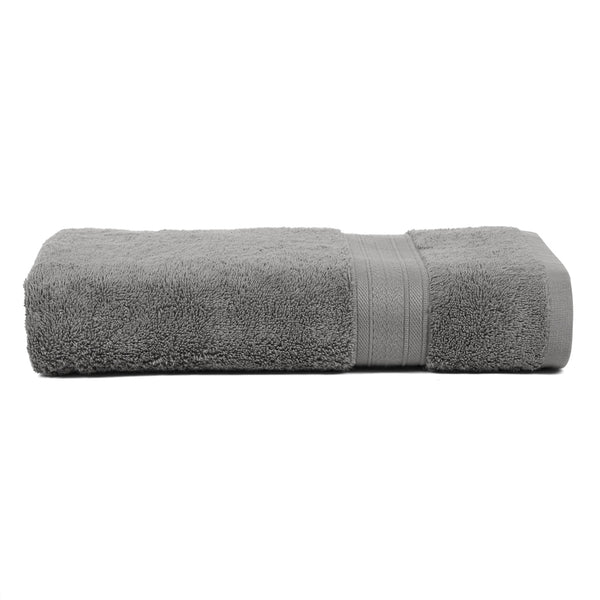 Premium Dark Grey Colour 500 GSM 100% Cotton Bath Towel