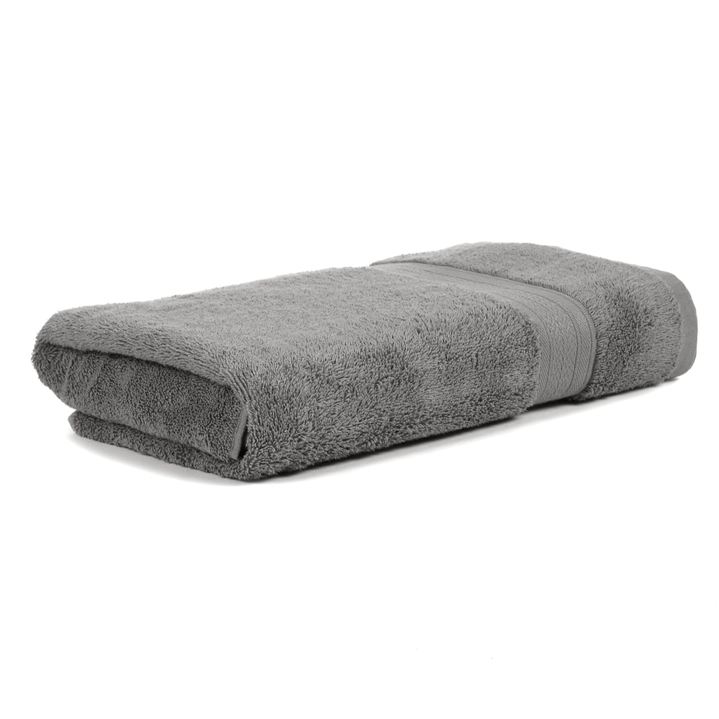 Premium Dark Grey Colour 500 GSM 100% Cotton Bath Towel
