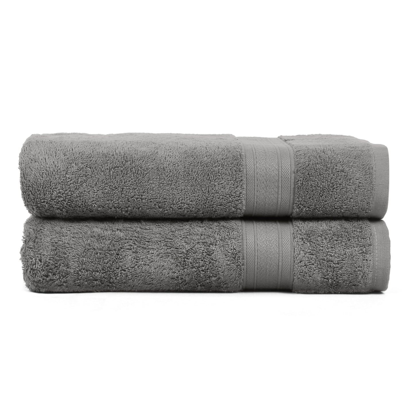Premium Dark Grey Colour 500 GSM 100% Cotton Bath Towel