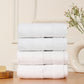 Premium 500 GSM 100% Cotton White Colour Hand Towels (Pack of 4)
