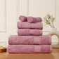 Premium 6 Piece Lilac Colour Cotton Towel Set (Bath, Hand & Face)