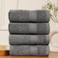 Premium 4 Piece Cotton Towel Set (Bath, Hand & Face)