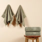 Premium 500 GSM 100% Cotton Brown Colour Hand Towels (Pack of 4)