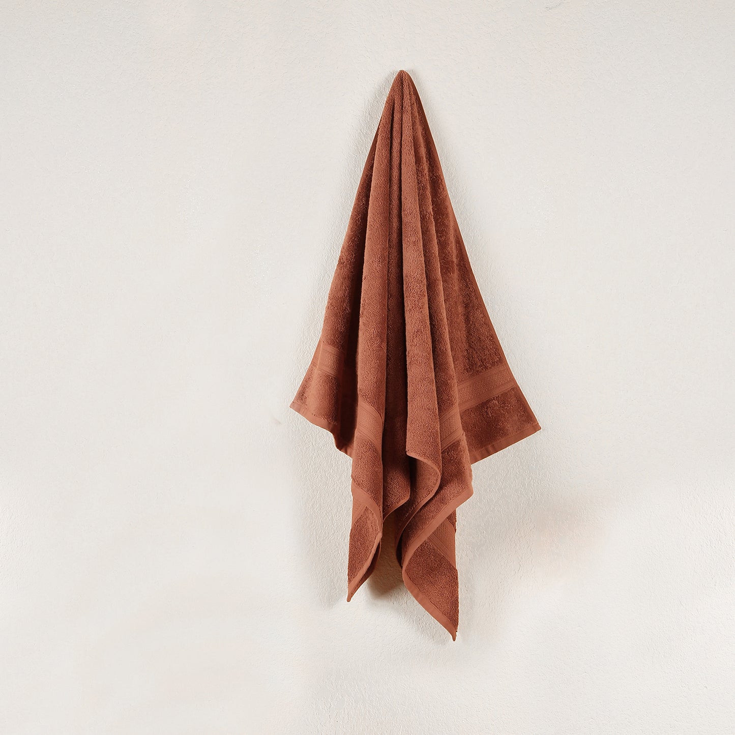 Premium Dark Rust Colour 500 GSM 100% Cotton Bath Towel