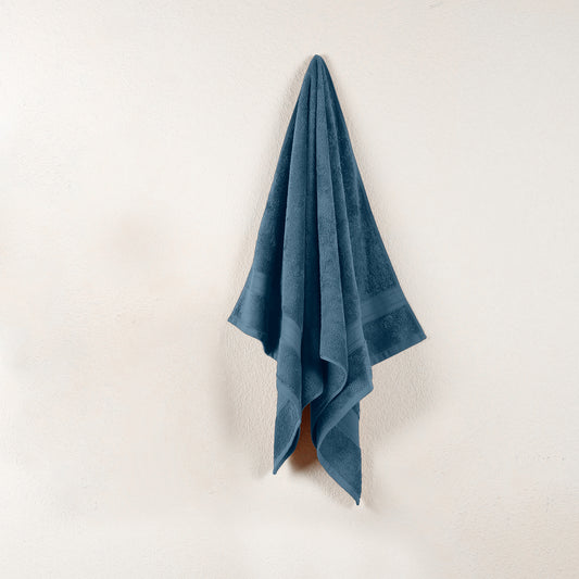 Premium Dark Blue Colour 500 GSM 100% Cotton Bath Towel