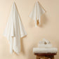 Premium 6 Piece Cream Colour Cotton Towel Set (Bath, Hand & Face)