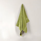 Premium Summer Green Colour 500 GSM 100% Cotton Bath Towel