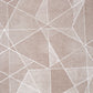 Beige Bedsheet with Geometric Poly Shape Print – 100% Cotton