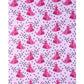 Doll Print Kids Bedsheet Set – 100% Cotton, Single Bed, Orange & Pink
